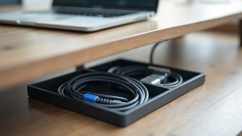 Low-Profile Under-Desk Cable Management Trays That Won't Snap