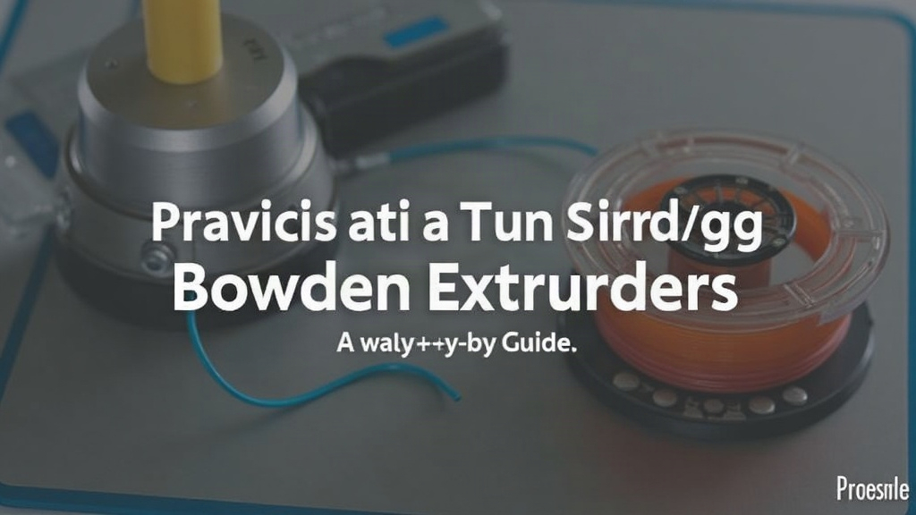 Solving TPU Stringing on Bowden Extruders: A Step-by-Step Guide